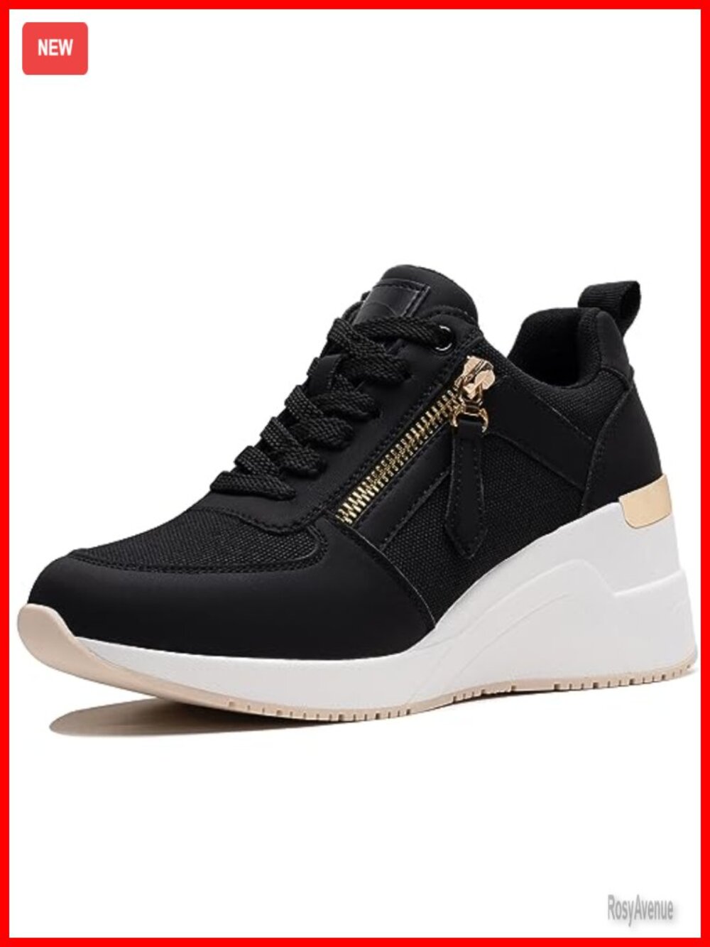 Wedge Sneakers Platform Tennis Shoes Comfortable Walking Athletic